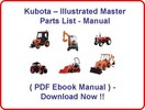 Thumbnail KUBOTA L2900DT TRACTOR PARTS MANUAL - ILLUSTRATED MASTER PARTS LIST MANUAL - (HIGH QUALITY PDF EBOOK MANUAL) - KUBOTA L2900 DT TRACTOR - DOWNLOAD !!